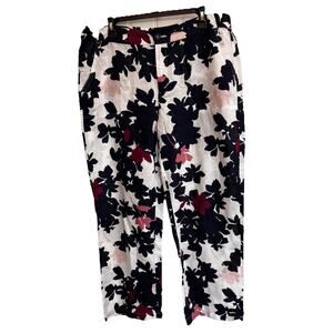 Liz Claibore Capri Pants Linen  Cotton Beach Resort Vacation Coastal